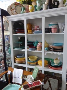 Fiesta flatware of many colors.